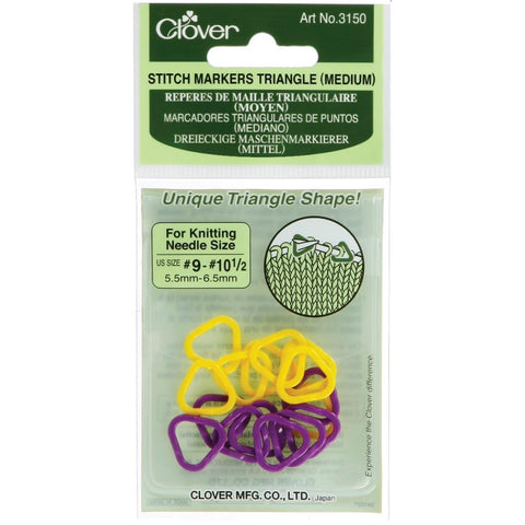 Clover Triangular Stitch Markers