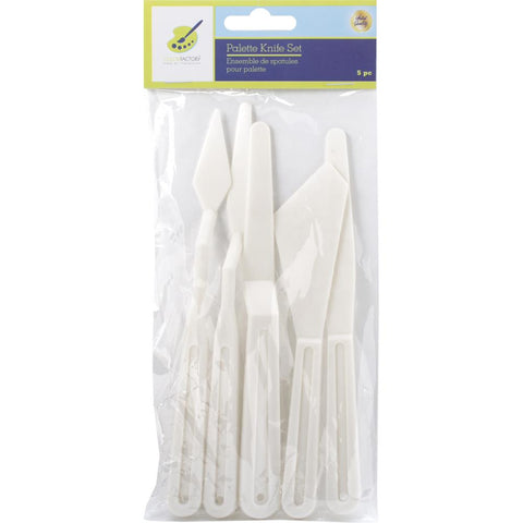 Plastic Palette Knives 5PK