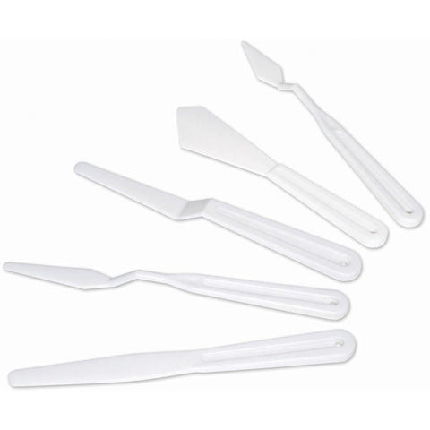 Plastic Palette Knives 5PK