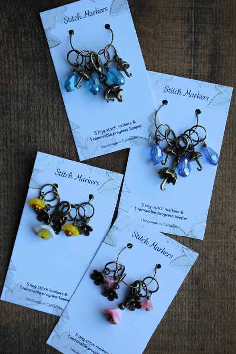 April Showers Stitch Marker Set