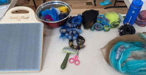 The Answer is in the Cards: Fiber Preparation for Hand Spinners with Q and Katy from Yarn Adventure Truck