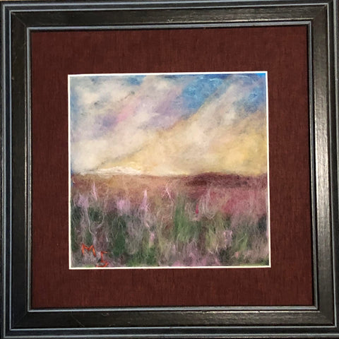 Needle Felt Landscape with Marti