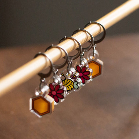 Honeybee Stitch Marker Set