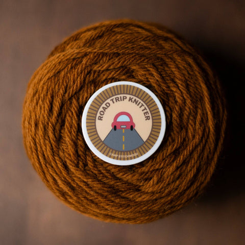 Road Trip Knitter Badge Sticker