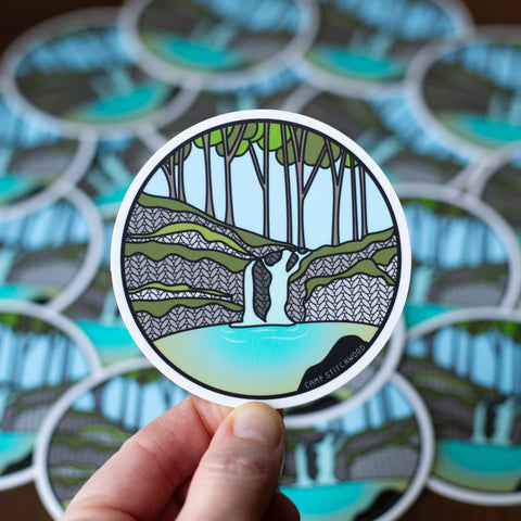 Hot Springs Knitional Park Sticker