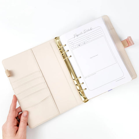 Twice Sheared Sheep Teal Heart Project Journal Planner for Knitters & Crocheters
