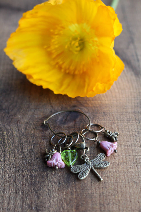 Garden Visitors Stitch Marker Sets