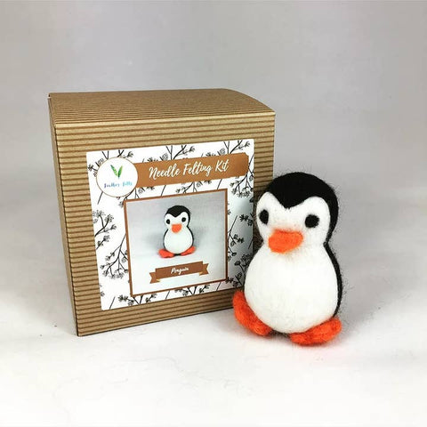 Penguin - Needle Felting Kit - With Foam