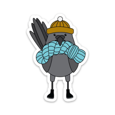 Raven Yarn Sticker