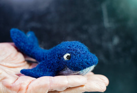Whale Needle Felting Kit
