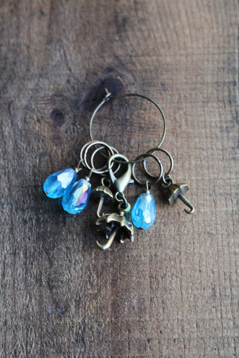 April Showers Stitch Marker Set