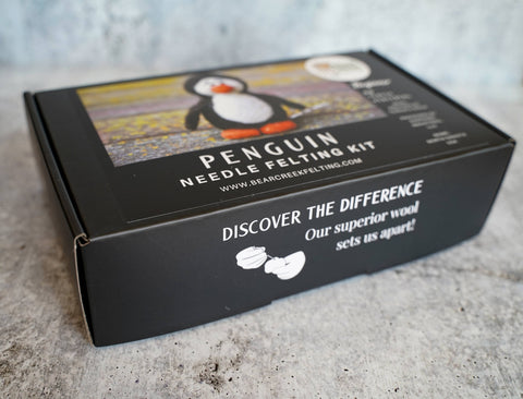 Penguin Needle Felting Kit