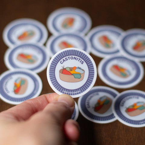 Castonitis Badge Sticker