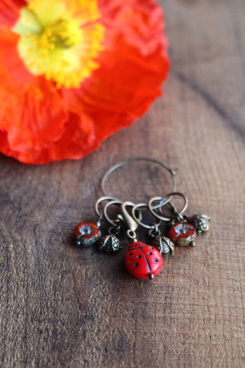 Garden Visitors Stitch Marker Sets
