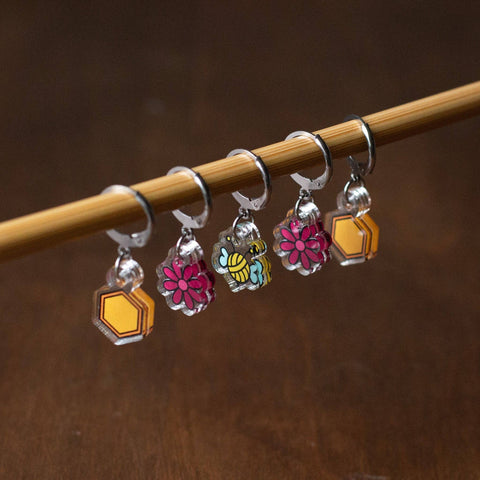 Honeybee Stitch Marker Set