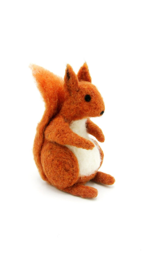 Woodland Squirrel - Needle Felting Kit - With Foam
