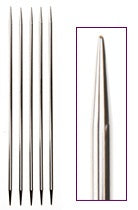 Nickel Plated 8" Double Pointed Needles