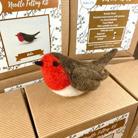 Robin - Needle Felting Kit - With Foam