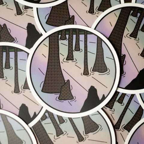 Congaree Knitional Park Knitting Sticker