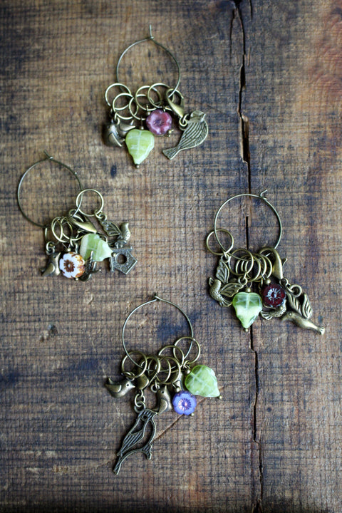 Springtime Bird Stitch Markers