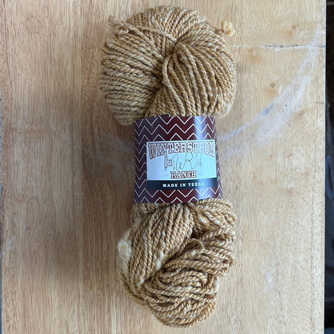 Yellow slubby art merino mohair yarn