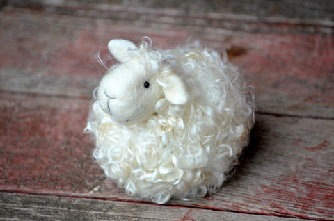 White Sheep Felting Kit