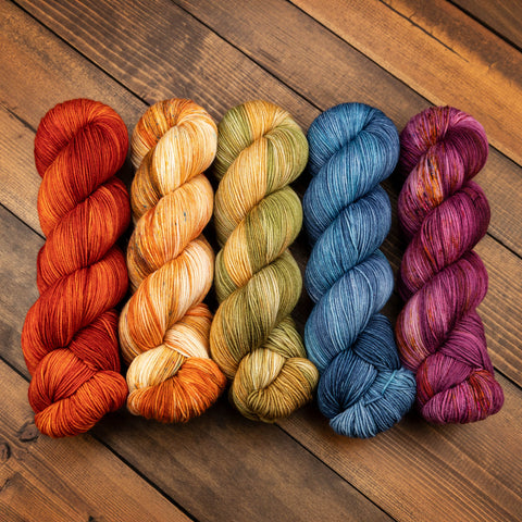 Delightful Sock - Harvest Rainbow Collection
