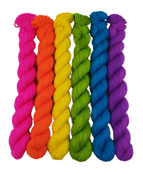 Neon Rainbow Minis Set