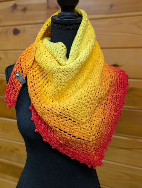 Fire Light - Friday Night Lights Shawl