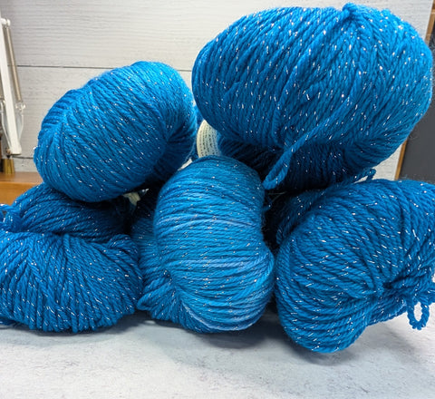 Princess Blue - Hand Painted Yarn - Fingering