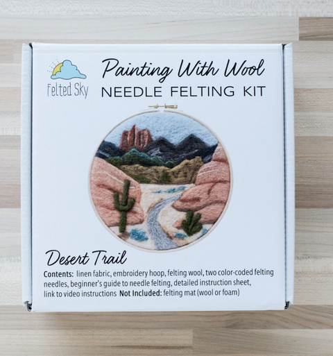 Desert Trail needle felting kit