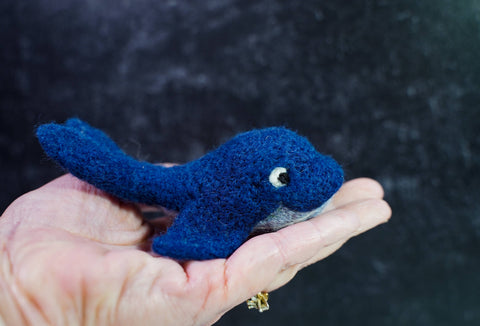 Whale Needle Felting Kit