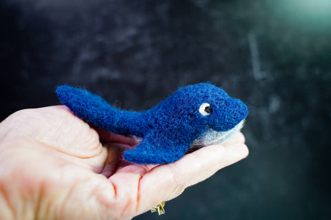 Whale Needle Felting Kit