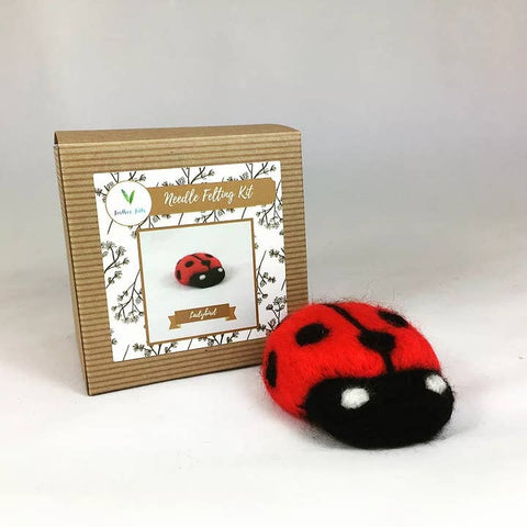 Ladybird - Needle Felting Kit - Without Foam