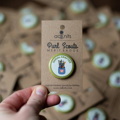 Serial Crafter Knitting Merit Badge