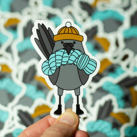 Raven Yarn Sticker