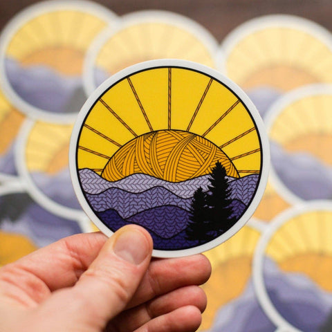 Shenandoah Knitional Park Knitting Sticker