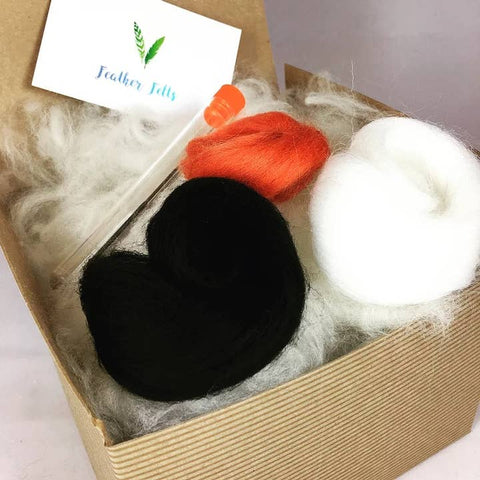 Penguin - Needle Felting Kit - With Foam