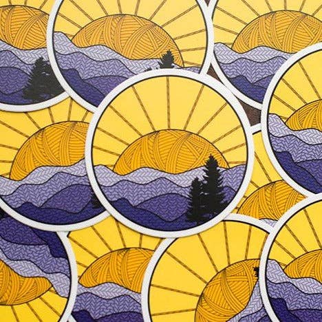 Shenandoah Knitional Park Knitting Sticker