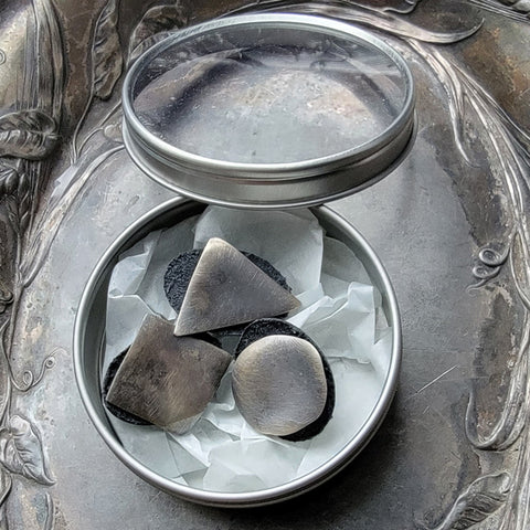 Midcentury Modern Stud Buttons - Set of 3