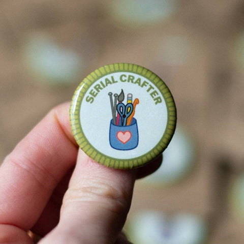 Serial Crafter Knitting Merit Badge