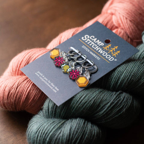 Honeybee Stitch Marker Set