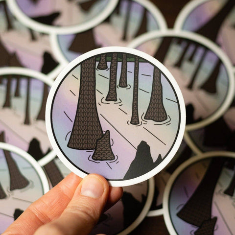 Congaree Knitional Park Knitting Sticker