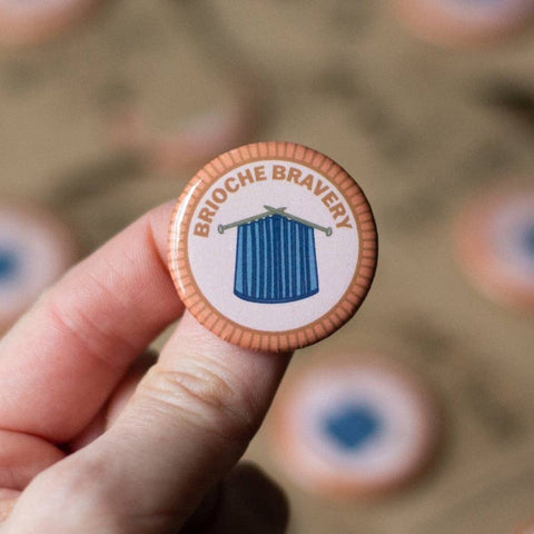 Brioche Bravery Knitting Merit Badge