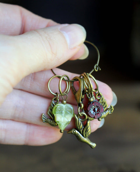 Springtime Bird Stitch Markers