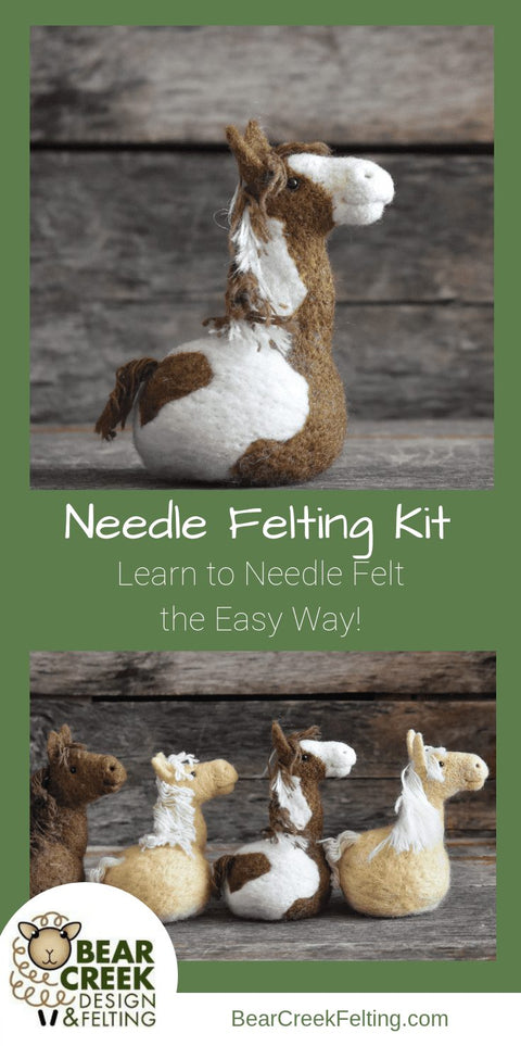 Horse Needle Felting Kit