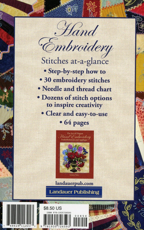 Hand Embroidery Stitches at a Glance by Janice Vaine