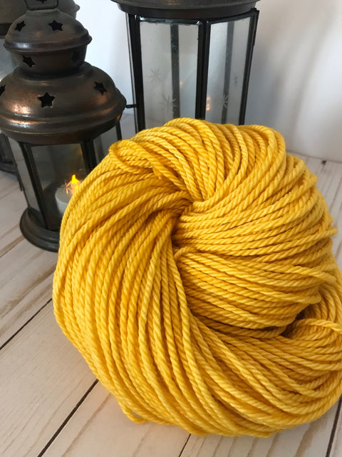 Heart of Gold - SW 3-ply Merino - Worsted/Aran Yarn