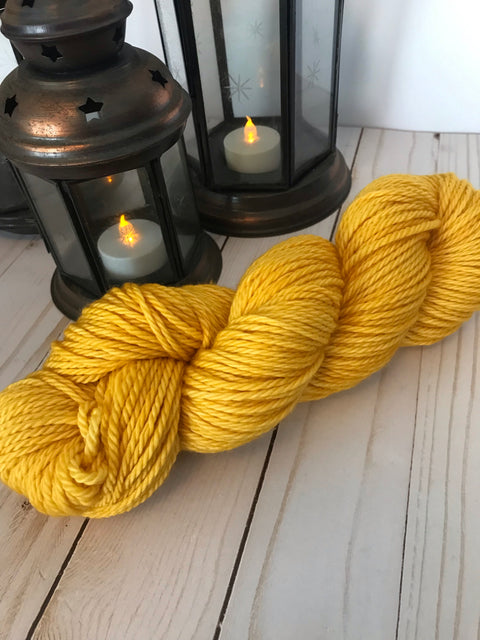 Heart of Gold - SW 3-ply Merino - Worsted/Aran Yarn