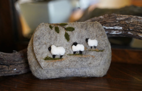 Sheep Pouch Felting Kits